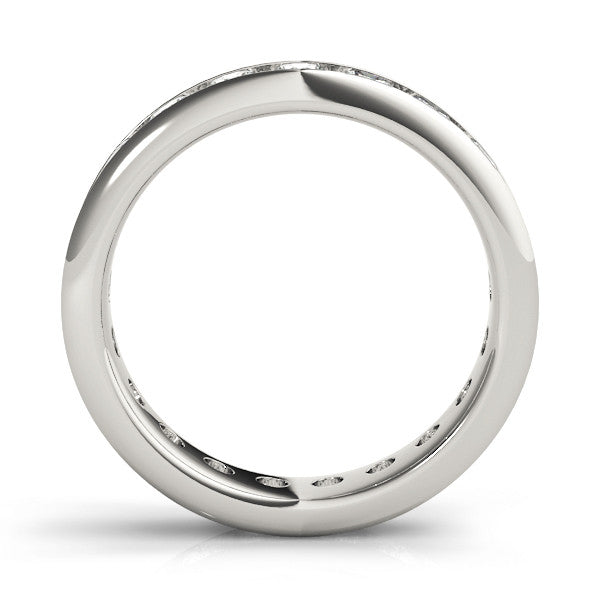 3.70 ct. Round Diamond Eternity Band Channel Set Ring-VIRABYANI